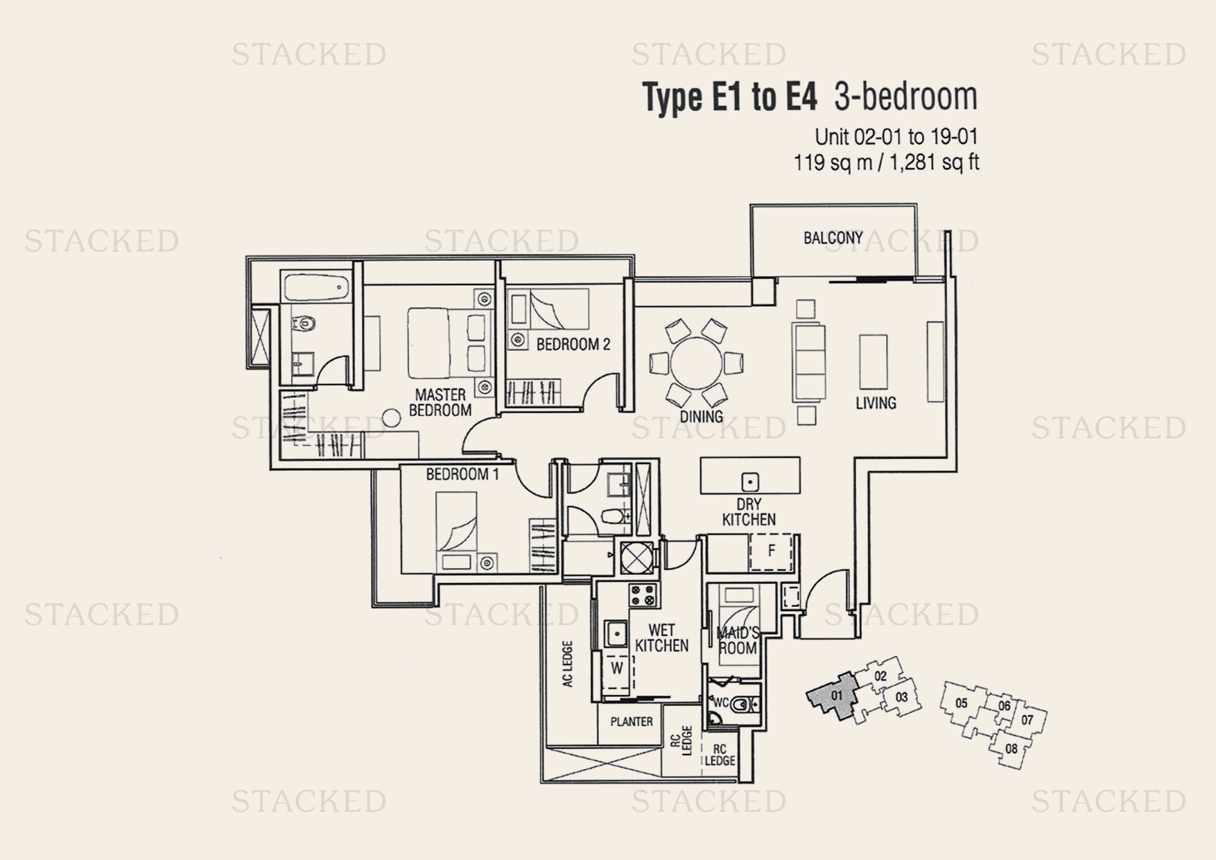 Domain 21 floor plan